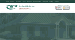 Desktop Screenshot of baxtereyecare.com